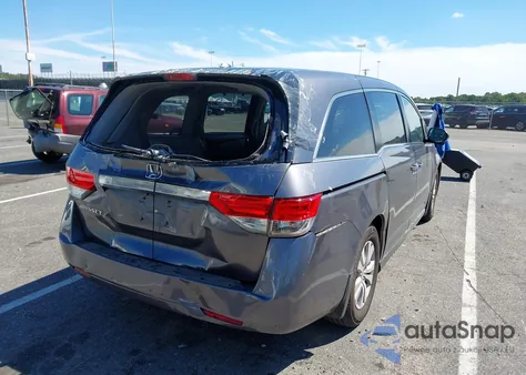 2015 Honda Odyssey Ex-L z USA, uszkodzony, nr VIN 5FNRL5H62FB059971